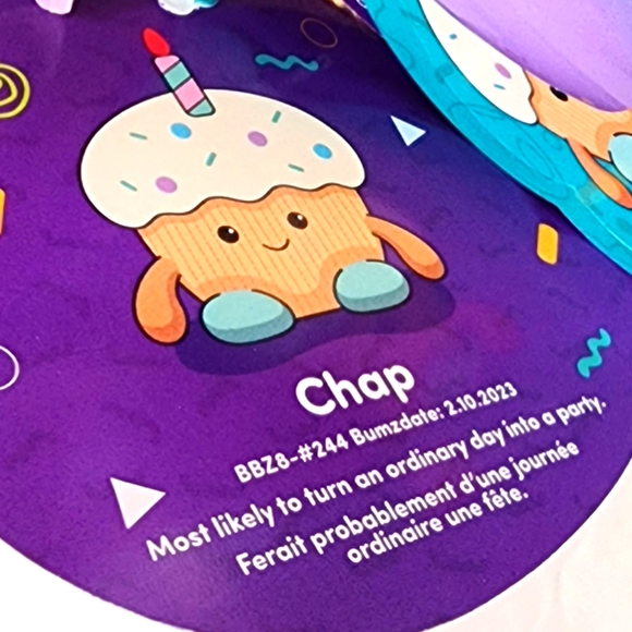 CHAP 🧁 Cupcake Bum Bumz Party Bumz Series by Kelly Toy ☆》NWT《☆ - Picture 2 of 10